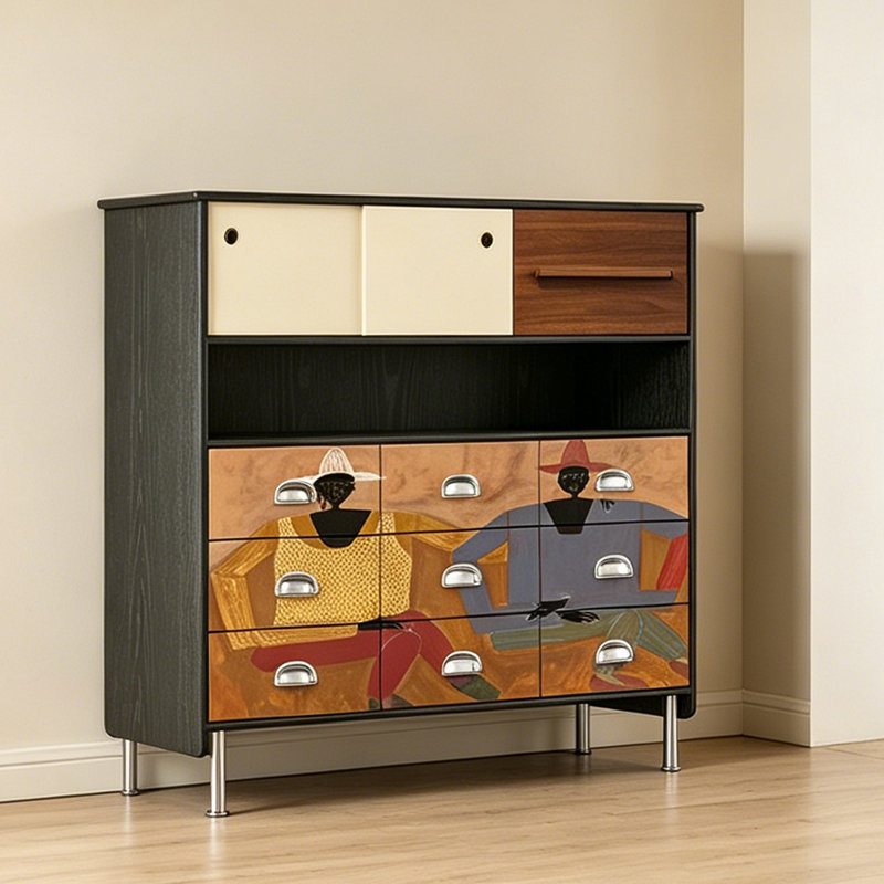 Armoire d'appoint style français rétro