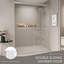 Porte de douche coulissante double semi-sans cadre-127317849