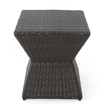 16 Outdoor Wicker End Table