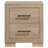 Light Oak 2-Drawer Nightstand