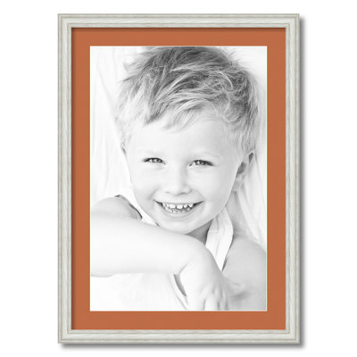 Wood Matte Picture Frame with Mat