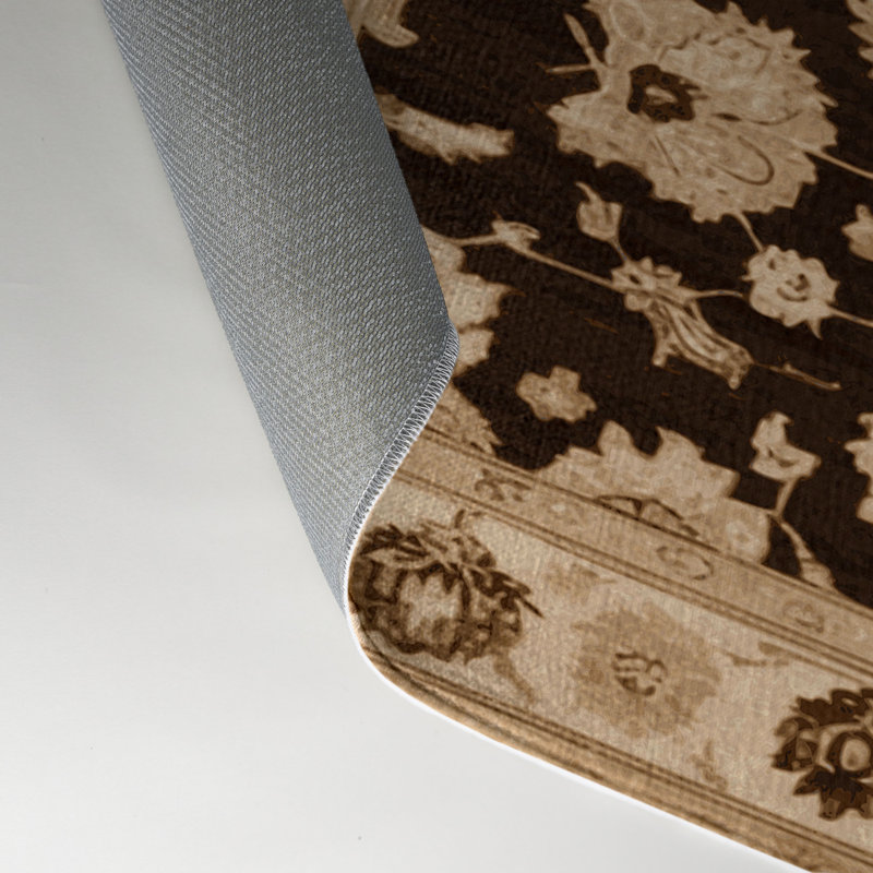 Tapis d'intérieur et d'extérieur surteint beige, Rectangle 5 pi x 7 pi