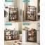 3-Tier Steel Shelving Unit, Durable Storage Rack, Easy Assembly, 40 x 30 x 77.5 cm, Black-135750587