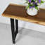 Solid Wood Top Console Table-2119971355