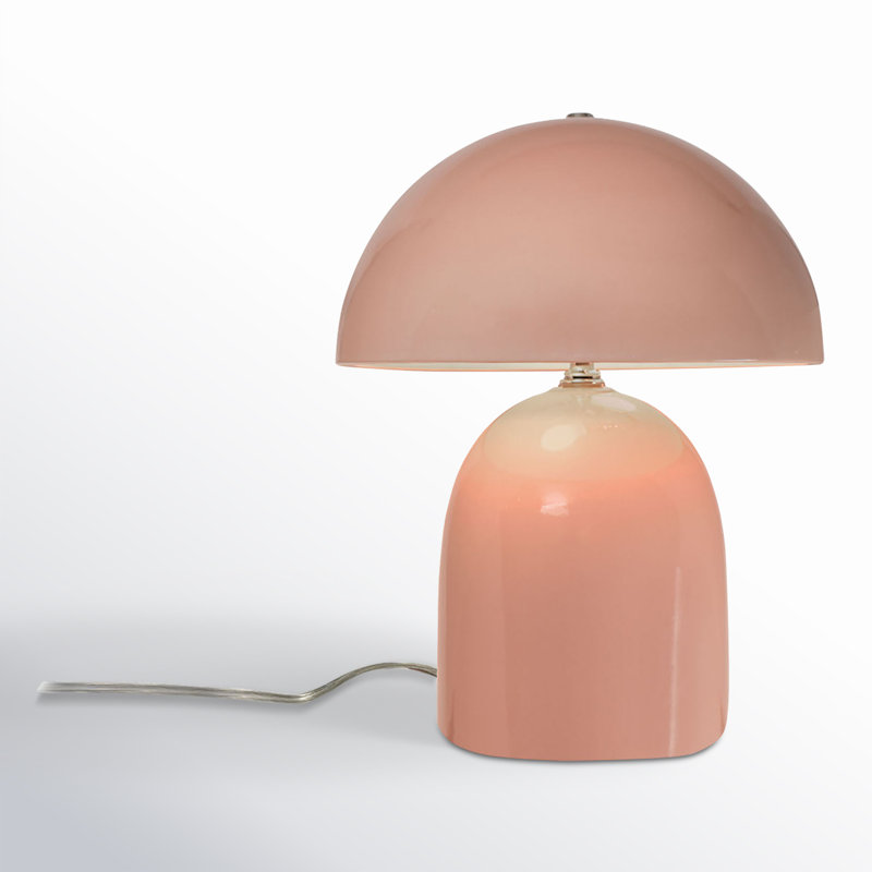 Hardacre Ceramic Table Lamp, Gloss Blush