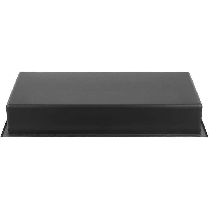Matte Black Stainless Steel Rectangular Shower Niche