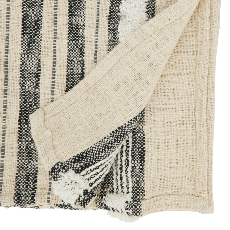 Contemporary Tufted Stripe Table Runner