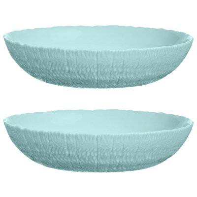 Luminarc Glass Stainless Steel Serving Bowl