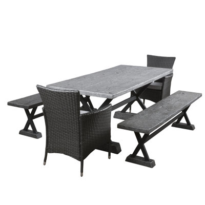 Ensemble repas 5 pièces avec coussins