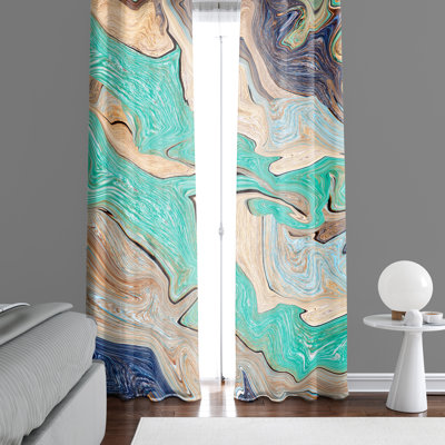 Semi Sheer Curtain Panel Pair