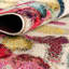  Tapis abstrait octogonal beige / rose / jaune-86624522