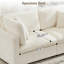 Canapé modulaire surdimensionné rembourré de duvet avec repose-pieds avec rangement-878750199-878750202