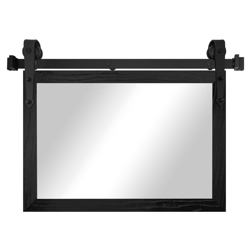 Miroir Gracie Oaks, Noir, 28 po x 33 po