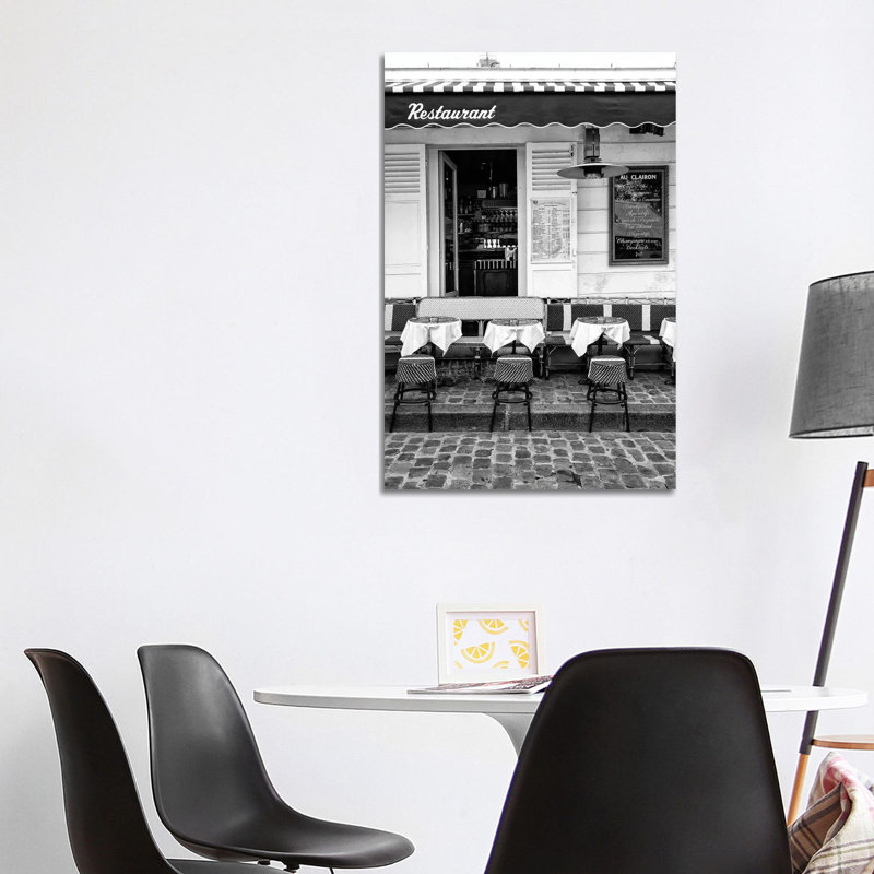 French Restaurant by Philippe Hugonnard - Wrapped Canvas Print, 101.6 cm H x 66.04 cm W x 3.175 cm D