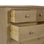 Jeremey Solid Wood 85 cm W Chest of 5 Drawers
