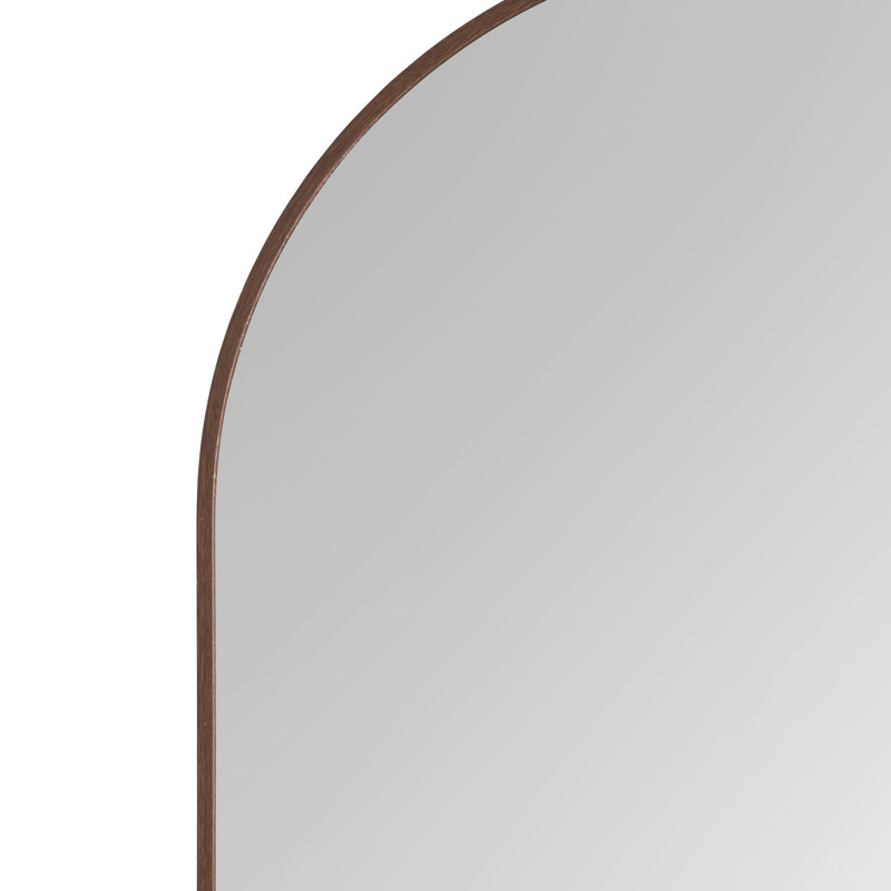 Miroir Anacleta, Noyer brun, 27,51 po x 20 po