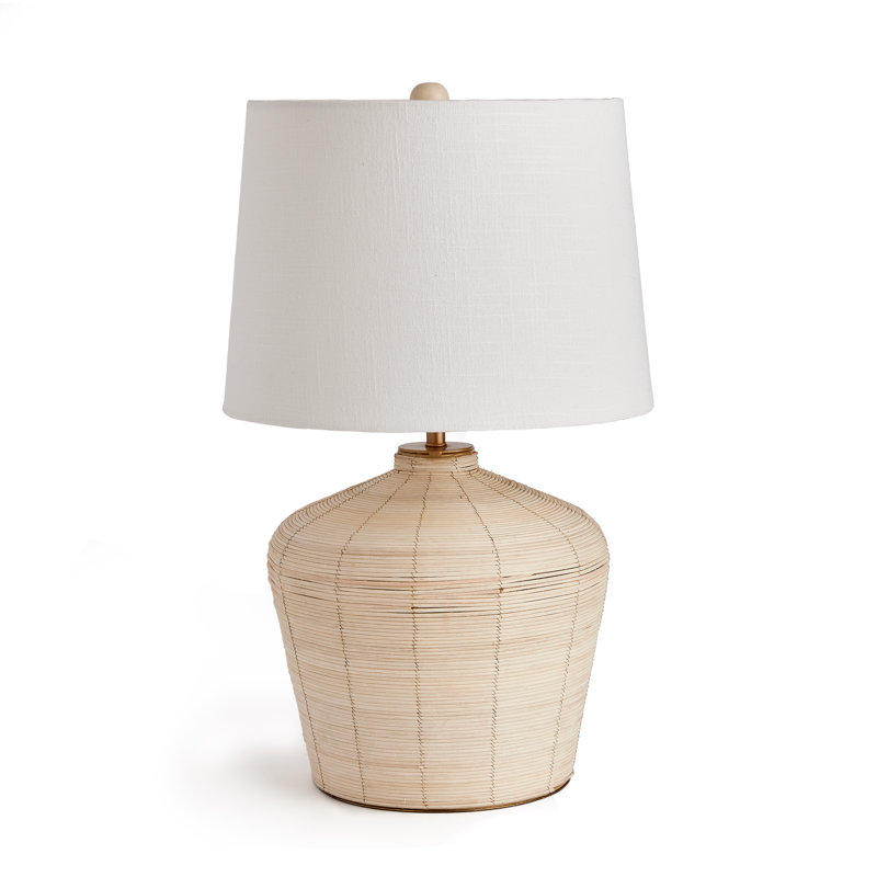 Lampe de table en rotin Peterson