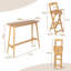 Daphine Wood Folding Chair Set