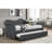 Upholstered Velvet Wood Daybed With Trundle-494525346