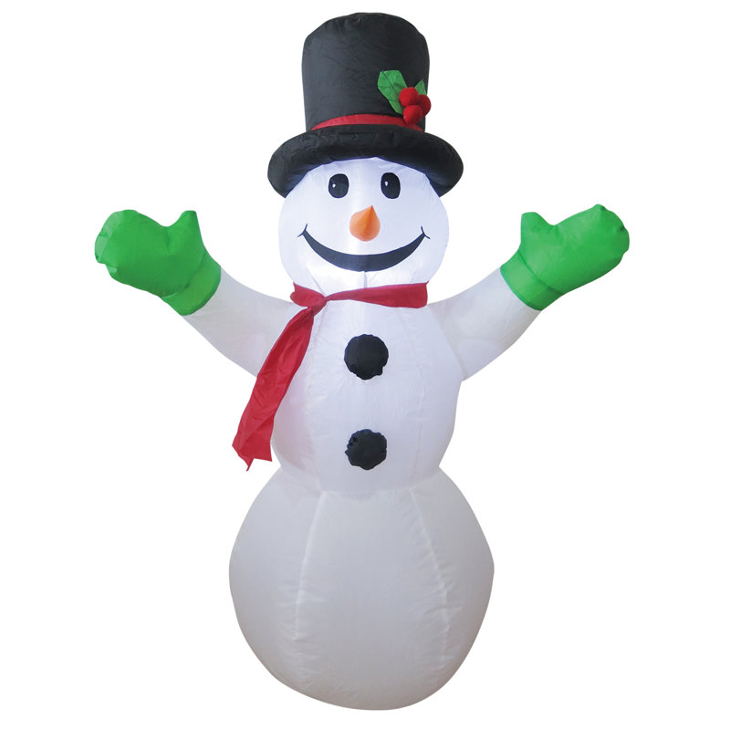 Bonhomme de neige avec lumières disco Idona, Bonhomme de neige