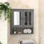 Armoire à pharmacie à miroir murale l 22 po H 23 po Reshia