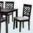 Fraserburgh Rubberwood Solid Wood Dining Set-1941035601-1941035602