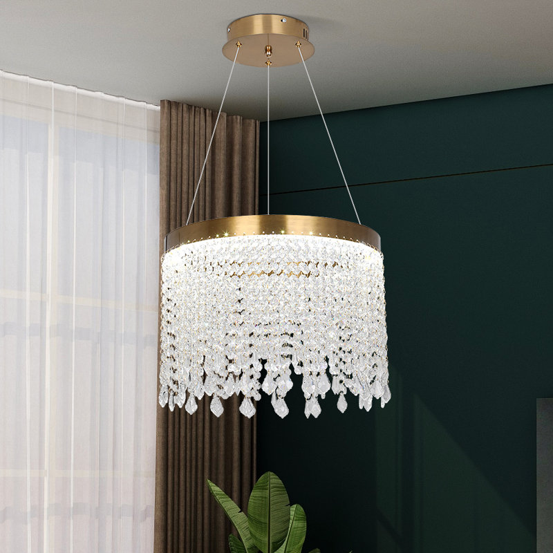1 - Light Crystal LED Chandelier