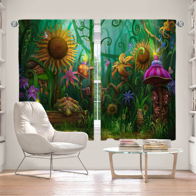 Ganimete Room Darkening Curtain Pair