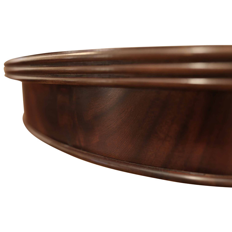 Custom Fit Classics Oval Mahogany Wood Dining Table