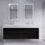 Ensemble de meuble-lavabo double mural 72 po Babajide-604689532