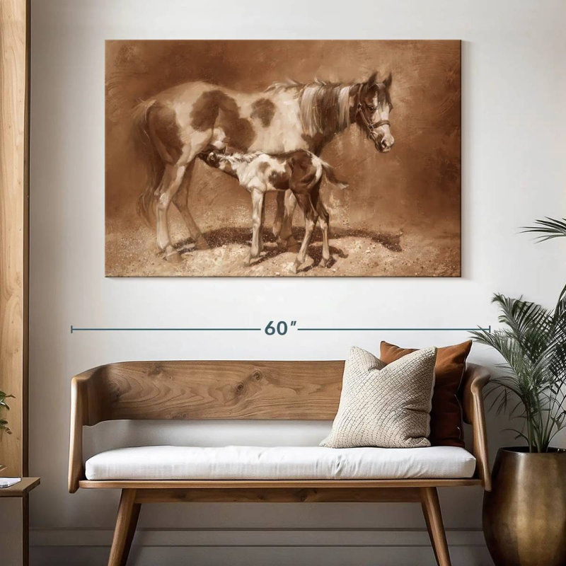 Brampt Sienna Paint, 34" H x 51" W