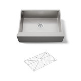 Strive 29.5" L x 21.25" W Self-Trimming Undermount Medium Single-Bowl Kitchen Sink