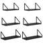 6 -Piece Steel Floating Shelf