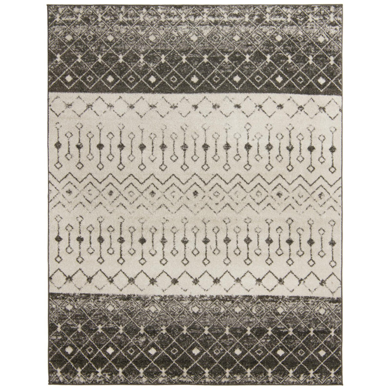 Abstract Indoor Rug, Rectangle 7'10" x 10'