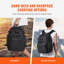 Tactical Backpack 25L Military Backpack with Molle Mode & Sponge Pad Black