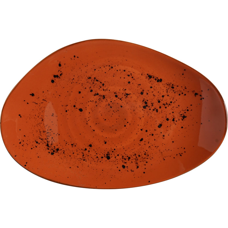 Delbert 35cm Dinner Plate, Orange