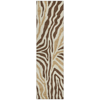 Machine Washable Indoor/Outdoor Chantille ACN2523 Animal Rug