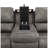 Triple Power Reclining Sofa with Tailored Support System