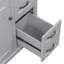 Meuble-lavabo 36 po avec lavabo, lavabo en céramique, 2 tiroirs basculants, charnières de porte à fermeture en douceur (autre couleur: N759P223021)