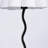 Metal Table Lamp Set with Playful White Umbrella Shade