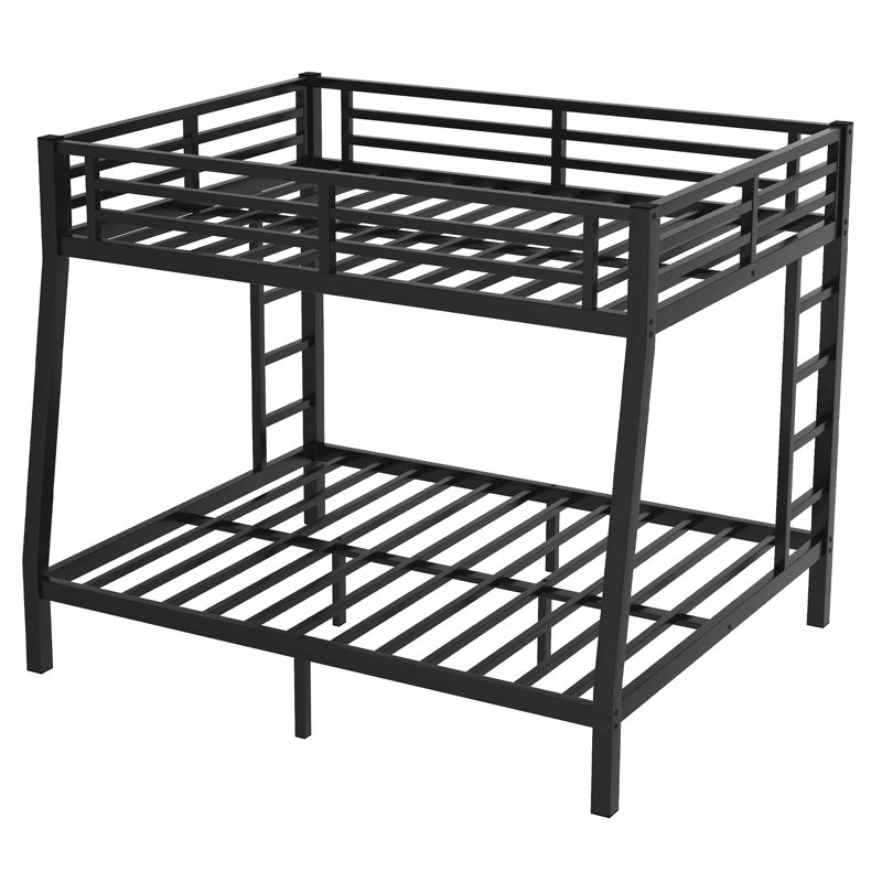Metal Bunk Bed for Adults and Teens, Space-Saving Design with Noise-Reducing Frame, No Box Spring Required