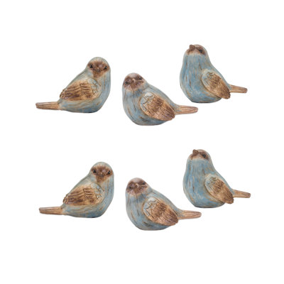 Winston Porter Damire 6 Piece Resin Bird Set
