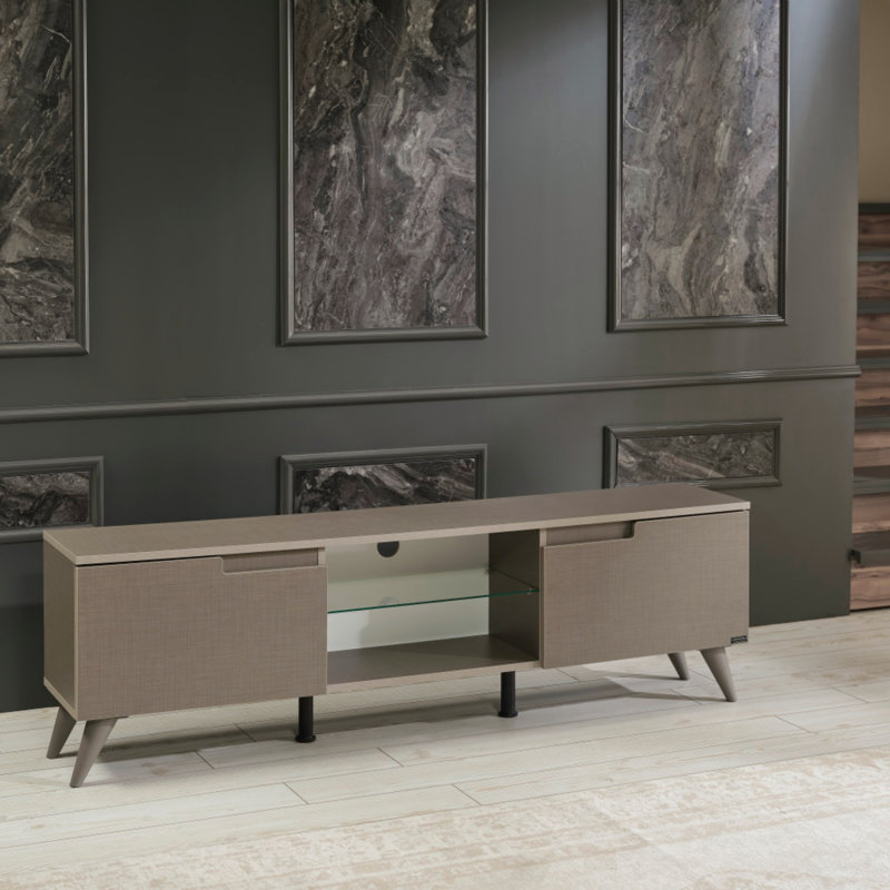 Unfinished TV Stand, Brown