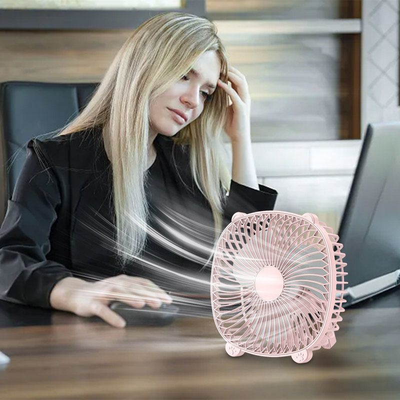 Ventilateur multifonctionnel portable USB, Pink