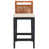 Brown/White Seat/ Black Frame