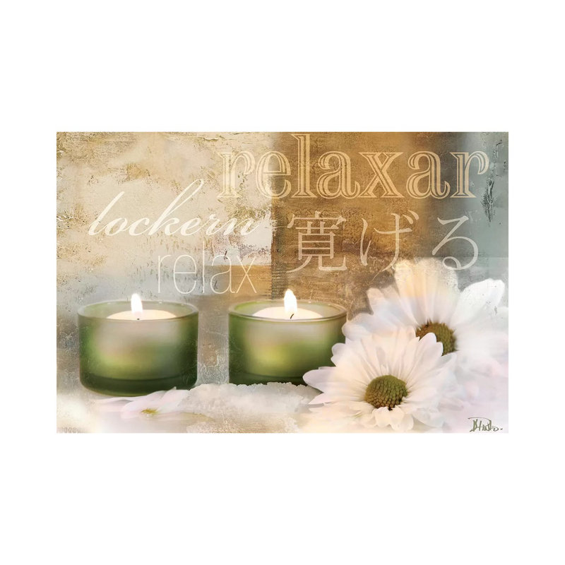 "Relaxation I" par Patricia Pinto, impression d’art graphique, Pas de tapis, H 18 po x l 26 po x P 1,5 po, Toile tendue