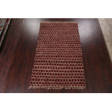 Moroccan One-of-a-Kind 5'11" X 9'7" Wool Area Rug in Red