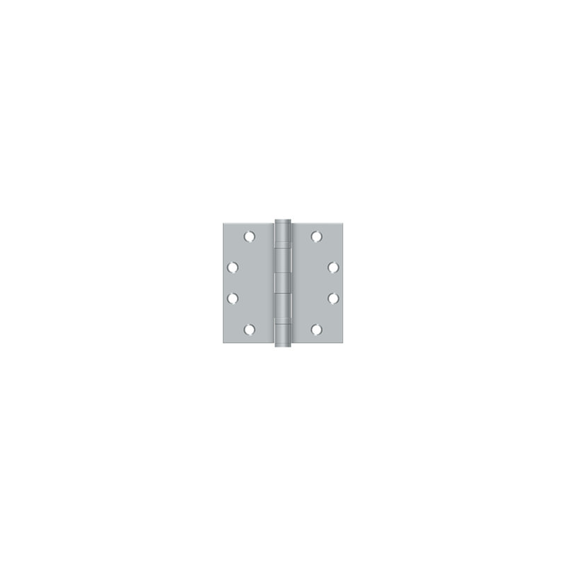 102'' x 102'' Steel Butt Bearing Hinge, Brushed Chrome