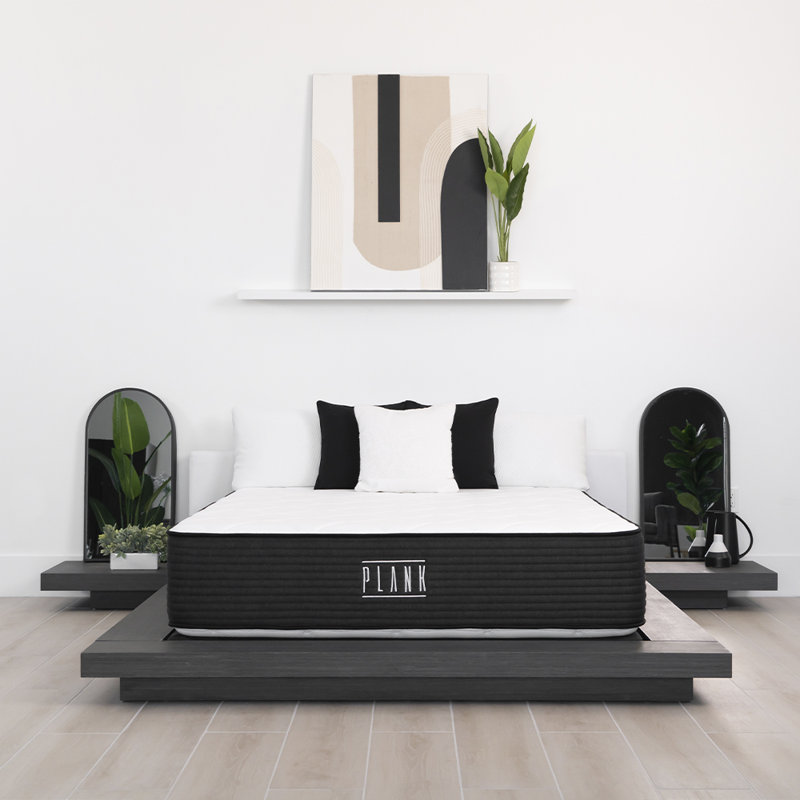 Brooklyn Bedding Plank 13" Luxe Two Sided Firm / Ultra Firm Mattress with Cooling Cover, King