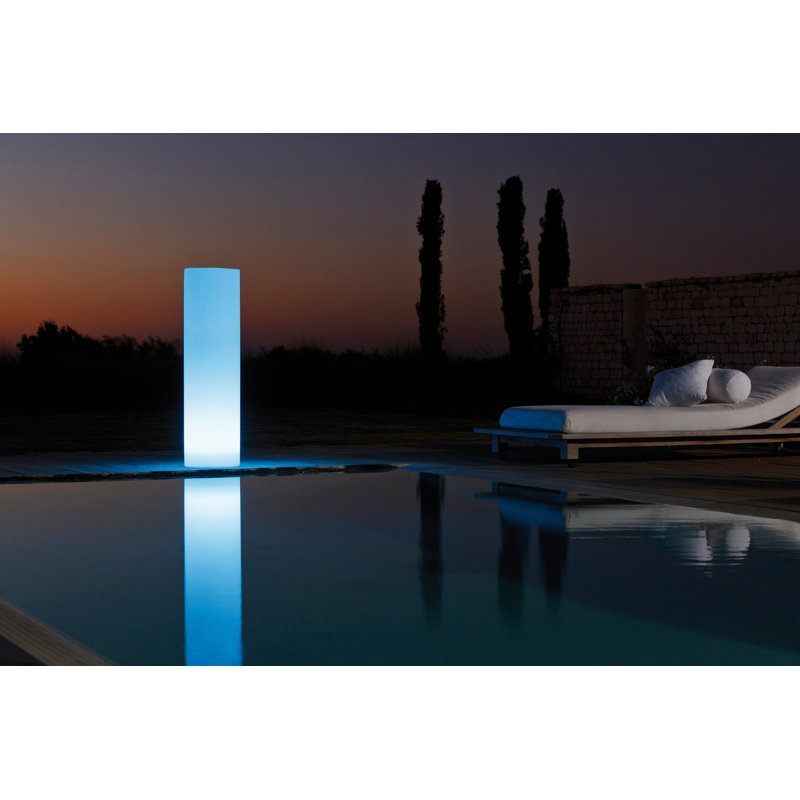 Tower LED Outdoor Floor Lamp, 42" H x 12" W x 12" D